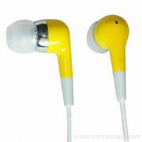 Wired Stereo Earphones, In-ear Style Design, High-noise Isolation Level, Housing in Colorful Design